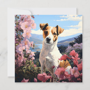 Jack Russell Terrier's Floral Haven