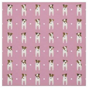Jack Russell Terriers pin dot dusty roos elke kleu Stof