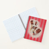 Jack Russell terriers print Notitieboek (Binnen)