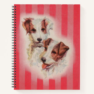  Jack Russell terriers print Notitieboek
