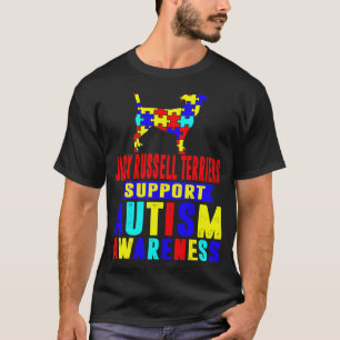 Jack Russell Terriers steunt Autisme Awareness T-shirt