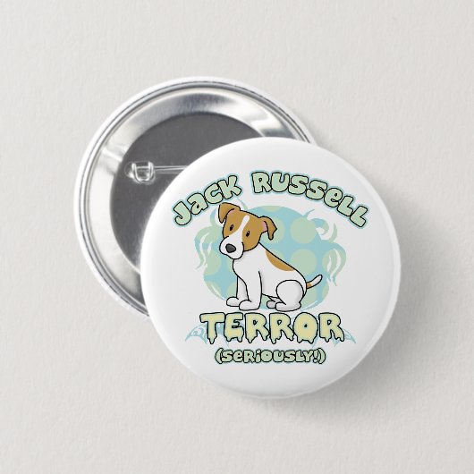 Jack Russell Terror Button (Voorkant /achterkant)