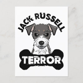Jack Russell Terror Funny Parsons Terrier Dog Briefkaart