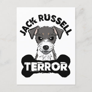 Jack Russell Terror Funny Parsons Terrier Dog Briefkaart