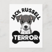 Jack Russell Terror Funny Parsons Terrier Dog Briefkaart (Voorkant)