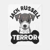 Jack Russell Terror Funny Parsons Terrier Dog Fleece Deken (Voorkant)