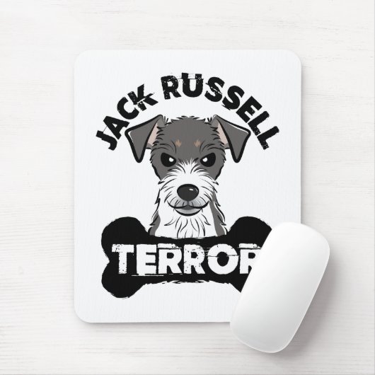 Jack Russell Terror Funny Parsons Terrier Dog Muismat (Met muis)