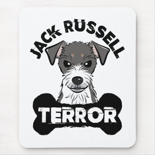 Jack Russell Terror Funny Parsons Terrier Dog Muismat (Voorkant)