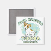 Jack Russell Terror Magnet (Voorkant / Achterkant)