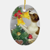 Jack Russell Time to Play Ornament (Voorkant)