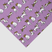 Jack Russell Tissuepapier (Detail)