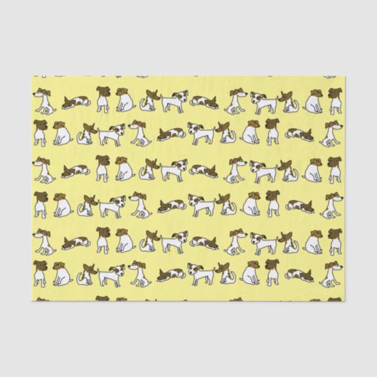 Jack Russell Tissuepapier (Voorkant)