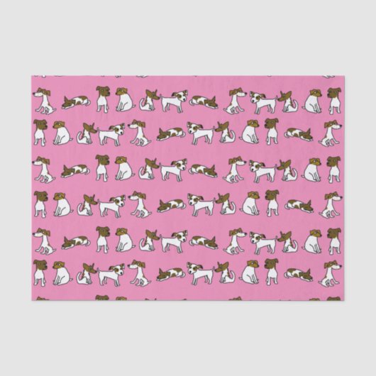 Jack Russell Tissuepapier (Voorkant)