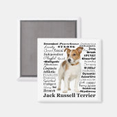 Jack Russell Traits Magnet (Voorkant / Achterkant)