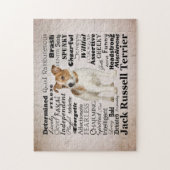 Jack Russell Traits Puzzle Legpuzzel (Verticaal)