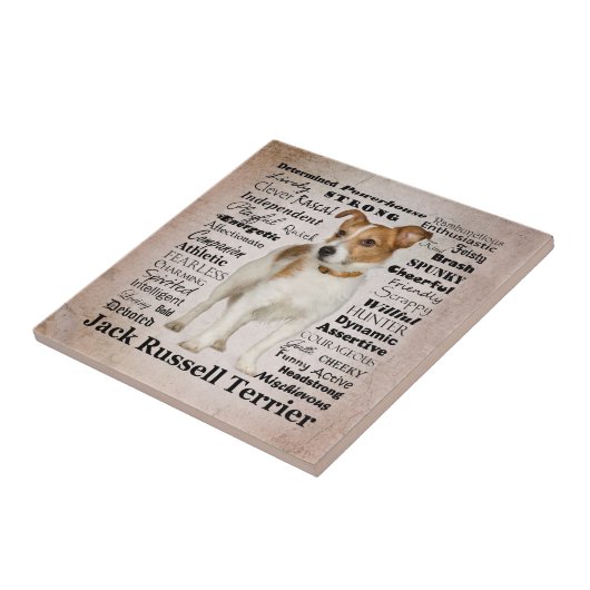 Jack Russell Traits Tile Tegeltje (Zijkant)