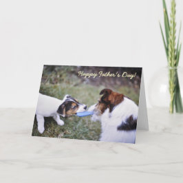 Jack Russell Vaderdag card Kaart