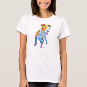 Jack Russell van Vele Kleuren T-shirt