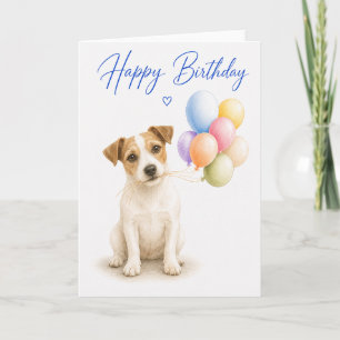 Jack Russell Verjaardag Kaart