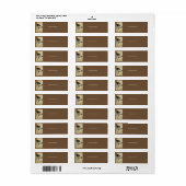 Jack Russell Vintage Ansichtkaart Etiket (Full Sheet)