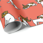 Jack Russell Wrapping Paper Cadeaupapier (Rol Hoek)