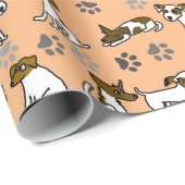 Jack Russell Wrapping Paper Cadeaupapier (Rol Hoek)
