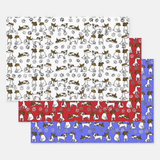 Jack Russell Wrapping Paper Set (Set)