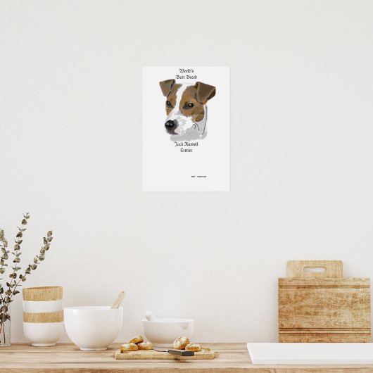 Jack Russell's beste ras Poster (Keuken)