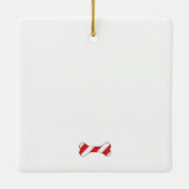 Jack Russells Bring Joy Keramisch Ornament (Achterkant)