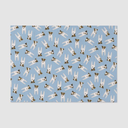 Jack Russells dogs pattern Tissuepapier (Voorkant)