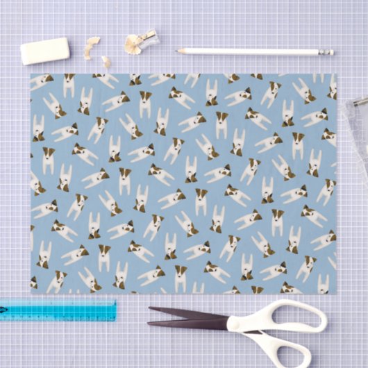 Jack Russells dogs pattern Tissuepapier (Craft)