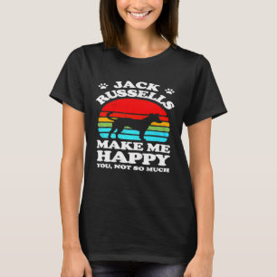 Jack Russells maakt me blij dat je niet zo veel T-shirt