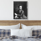 Jack Sheppard, gegraveerd door George White, 1728 Canvas Afdruk (Insitu (Slaapkamer))
