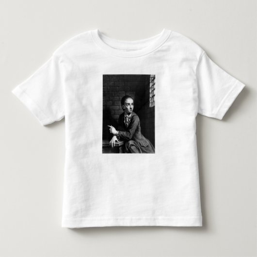 Jack Sheppard, gegraveerd door George White, 1728 Kinder Shirts (Voorkant)