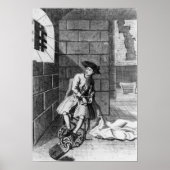Jack Shepperd in Newgate Prison, 1724 Poster (Voorkant)