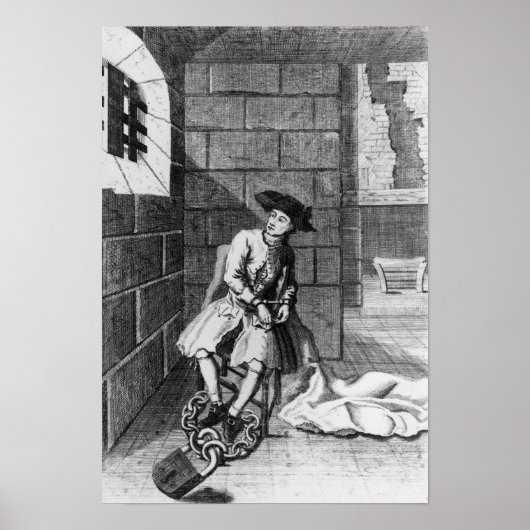 Jack Shepperd in Newgate Prison, 1724 Poster (Voorkant)
