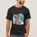 Jack Skellington en Sally The Nightmare Before C T-shirt<br><div class="desc">Jack Skellington en Sally The Nightmare voor Kerstmis 230. Dit ontwerp maakt een leuk kerstcadeau met favoriete decoratie,  accessoires.</div>