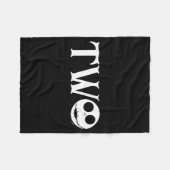 Jack Skellington First Birthday Two Baby  Fleece Deken (Voorkant (Horizontaal))