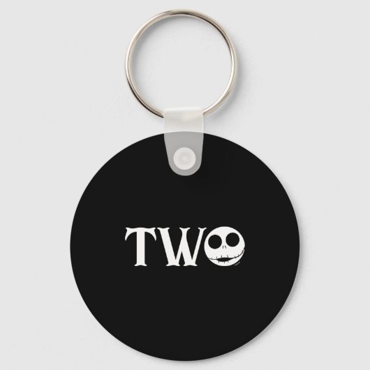 Jack Skellington First Birthday Two Baby Sleutelhanger (Voorkant)