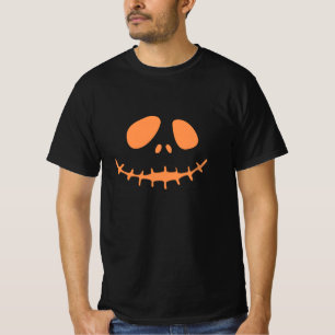 Jack Skellington Pompoengezicht genaaide glimlach T-shirt