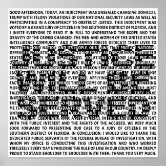 Jack Smith Anti Trump Aanklacht Politiek citaat P Poster