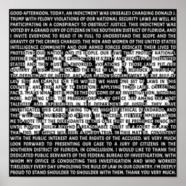 Jack Smith Anti Trump Aanklacht Politiek Quote Poster