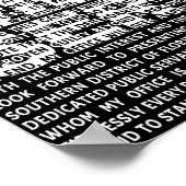 Jack Smith Anti Trump Aanklacht Politiek Quote Poster (Hoek)