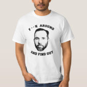 Jack Smith: "Zoek het uit." T-shirt (Voorkant)