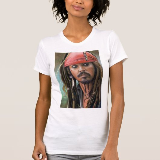 jack sparrow Designe Decreet by Hand T-shirt (Voorkant)
