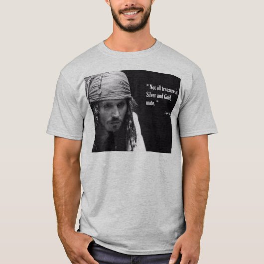 Jack Sparrow Valentijns Quote T-shirt (Voorkant)
