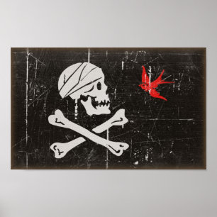Jack Sparrow's Jolly Roger Poster