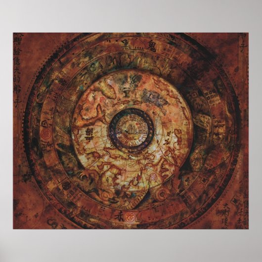 Jack Sparrows Map Sao Feng Replica Map Poster (Voorkant)