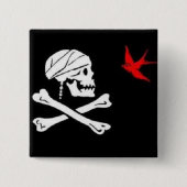 Jack Sparrow's Pirate Flag Button (Voorkant)