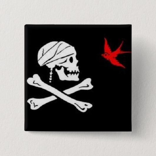 Jack Sparrow's Pirate Flag Button (Voorkant)